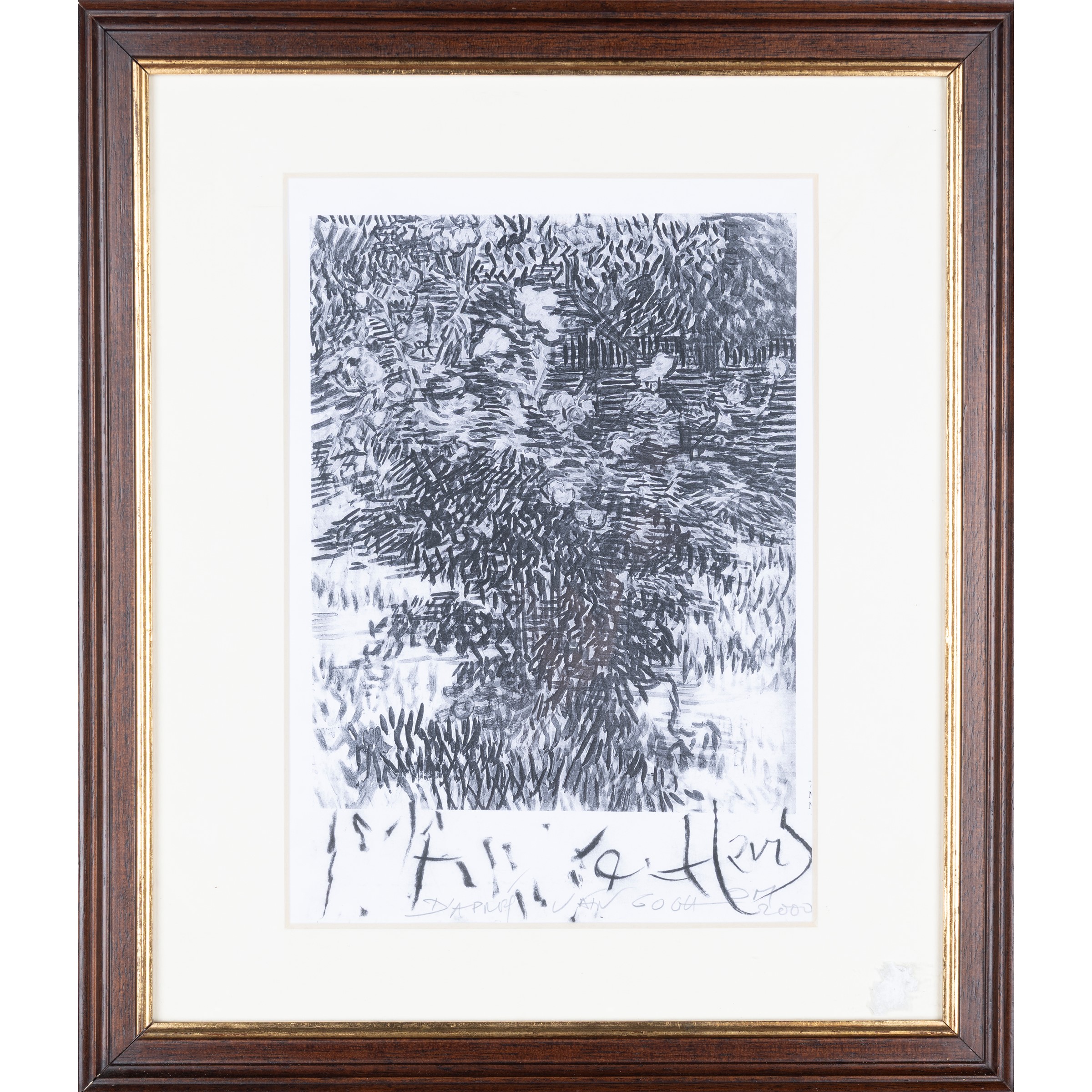 Martino Oberto - D’après Van Gogh (carboncino su stampa al computer)