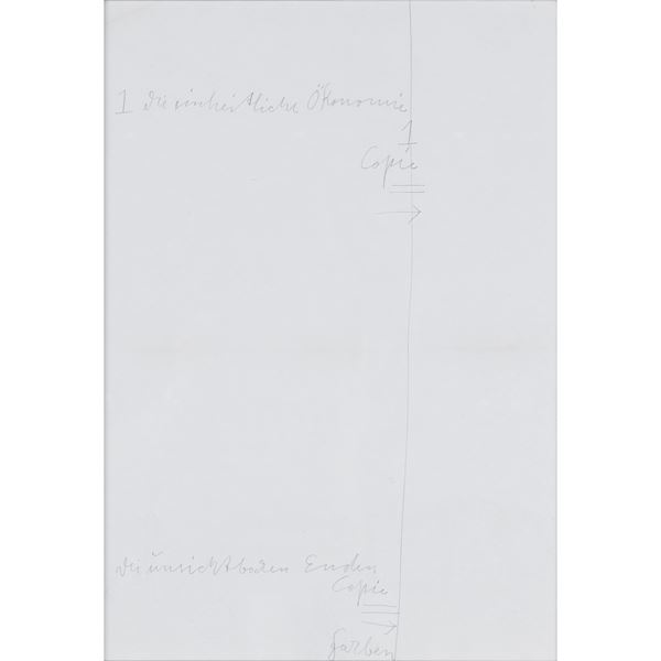 Joseph Beuys - "Senza titolo"