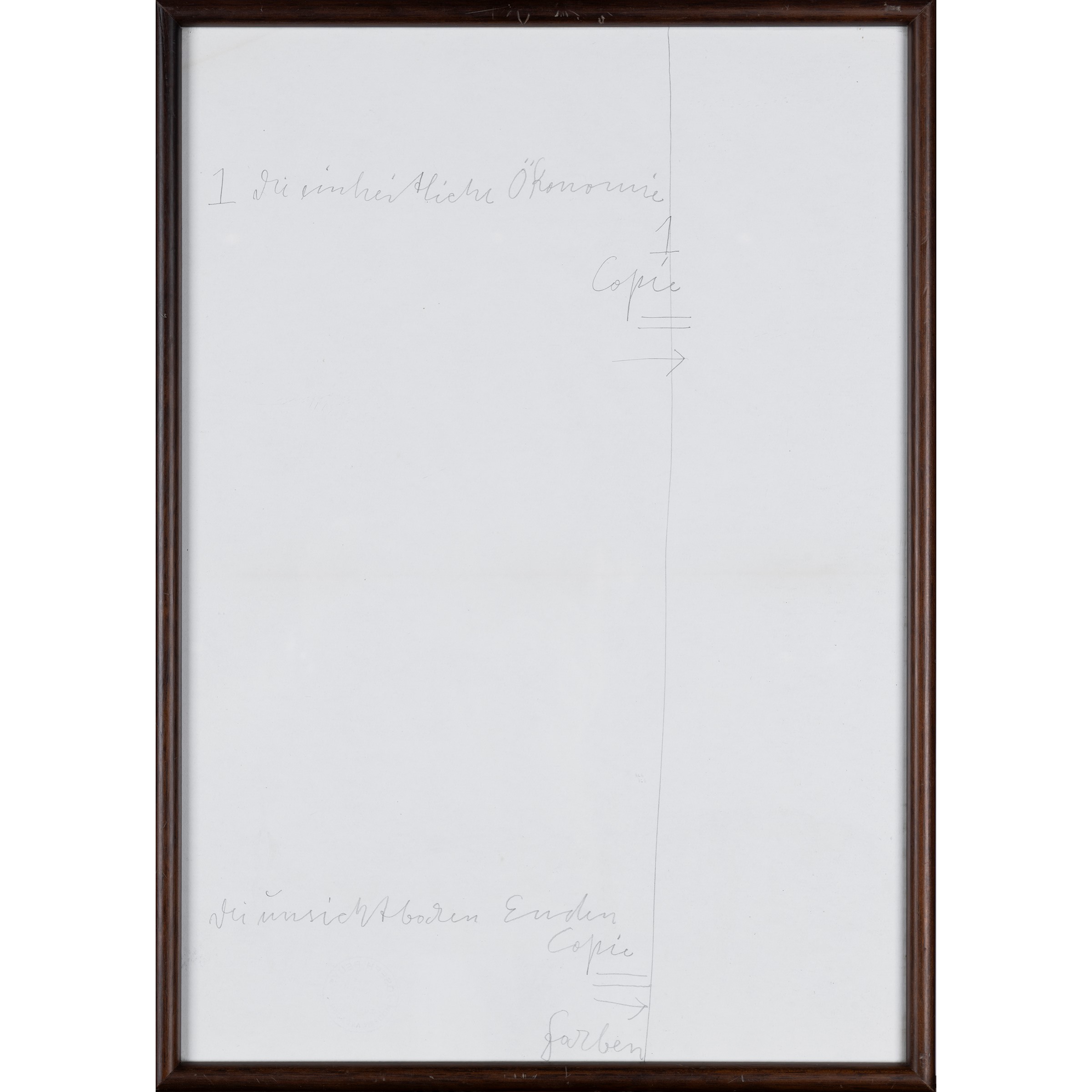 Joseph Beuys - Senza titolo, stampa su carta (ed. 127/200), 1974