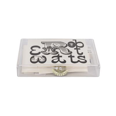 20th Anniversary Fluxus Edition (scatola con cartoncini e tappo di bottiglia Fluxus), 1984