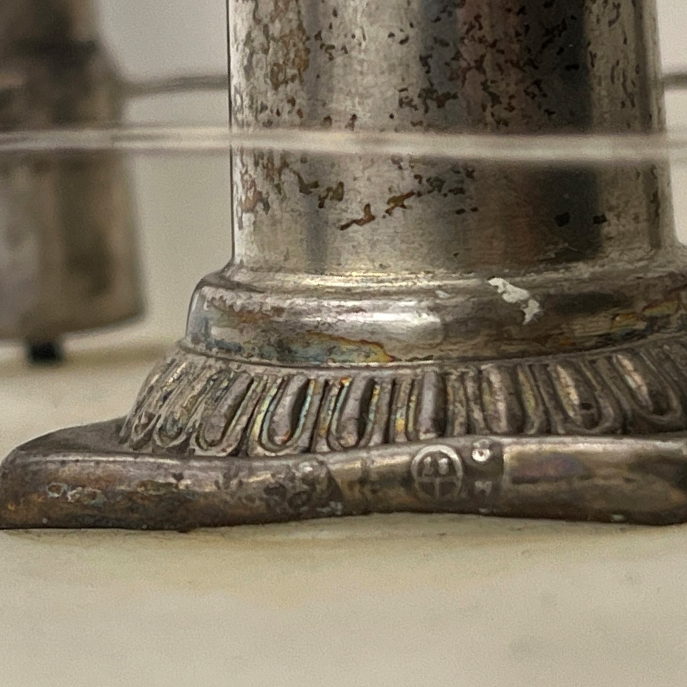 Modello di Colonna con Napoleone in Argento e Pietra