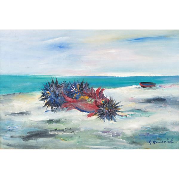 Giovanni Omiccioli - "Ricci in riva al mare"
