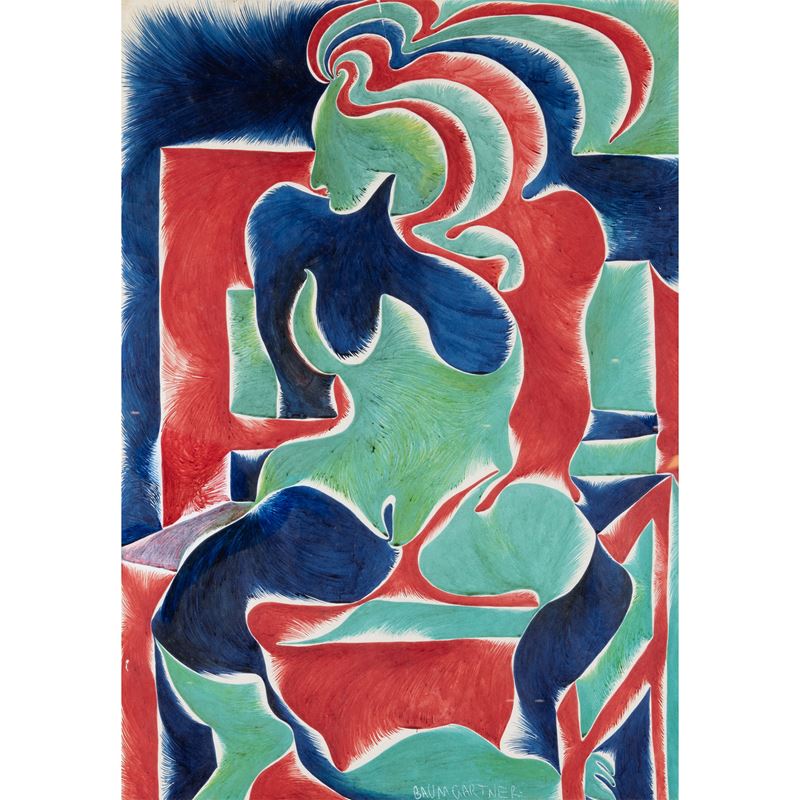 Fritz Baumgartner - Nudo femminile