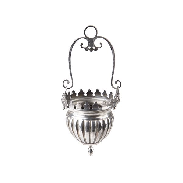 Small silver stoup