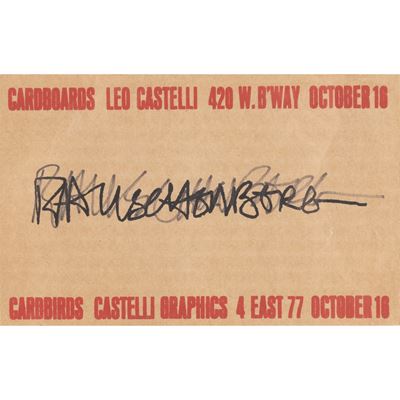 "cardboard Leo Castelli"