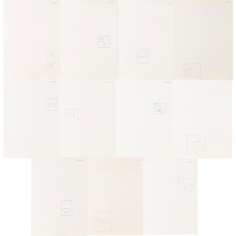 Alighiero Boetti - "dodici Forme dal 12 Giugno 1967"