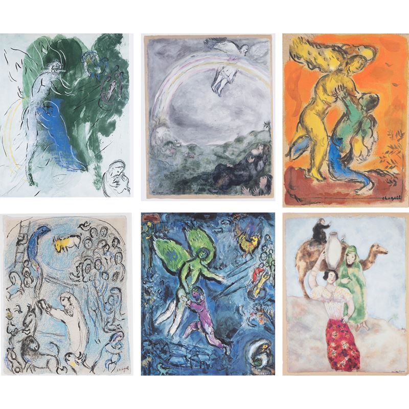 Chagall, In folio con 48 tavole a colori (edizione 1986)