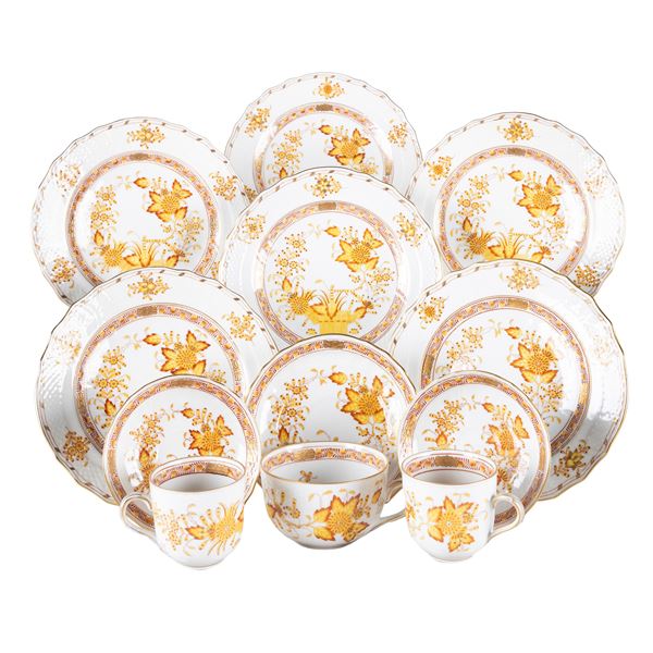 Herend, for Candida Tupini, Rome, tableware service (60)