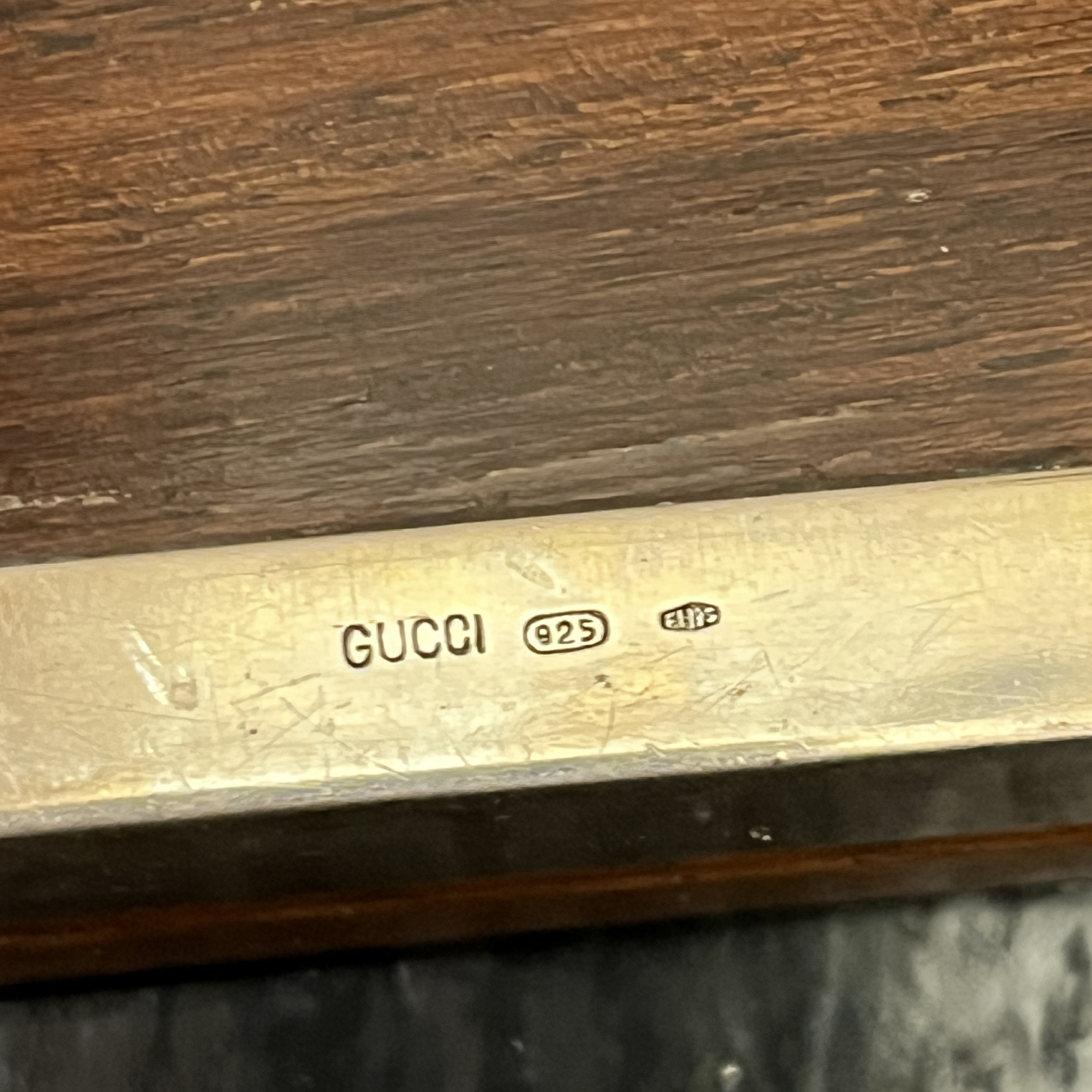 Gucci, Scatola in Legno e Argento