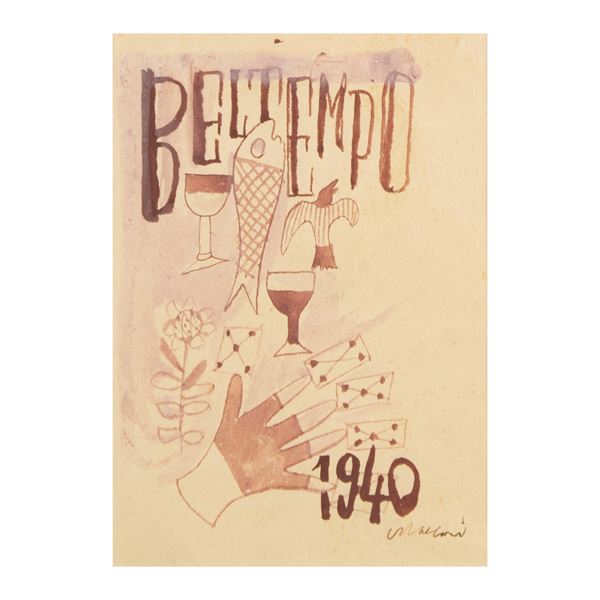 Mino Maccari - "Beltempo"