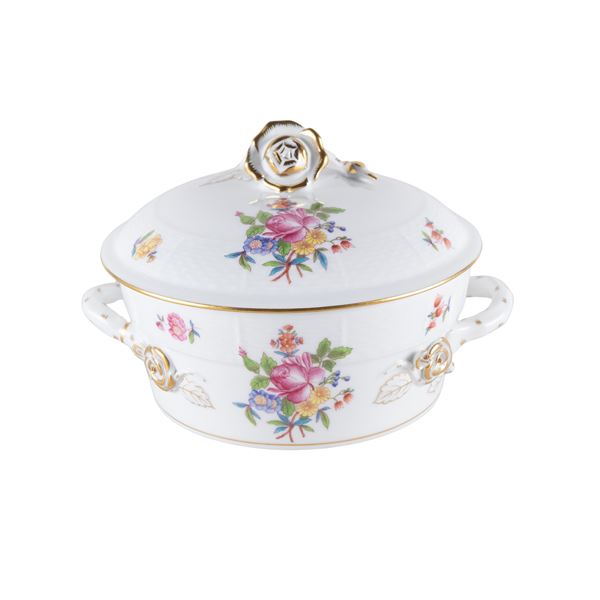 Herend, small porcelain soup tureen