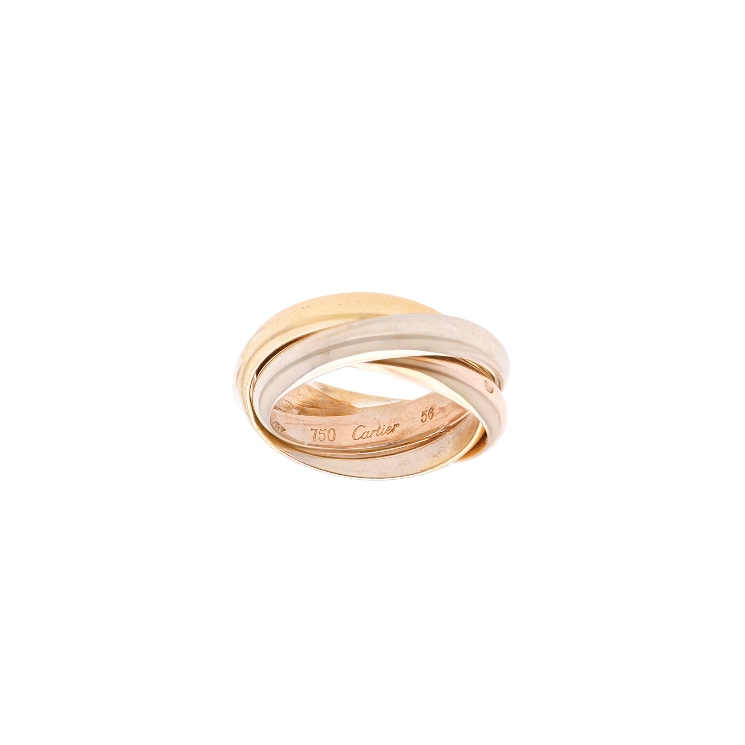 Cartier - Trinity anello in oro a tre colori 18 kt