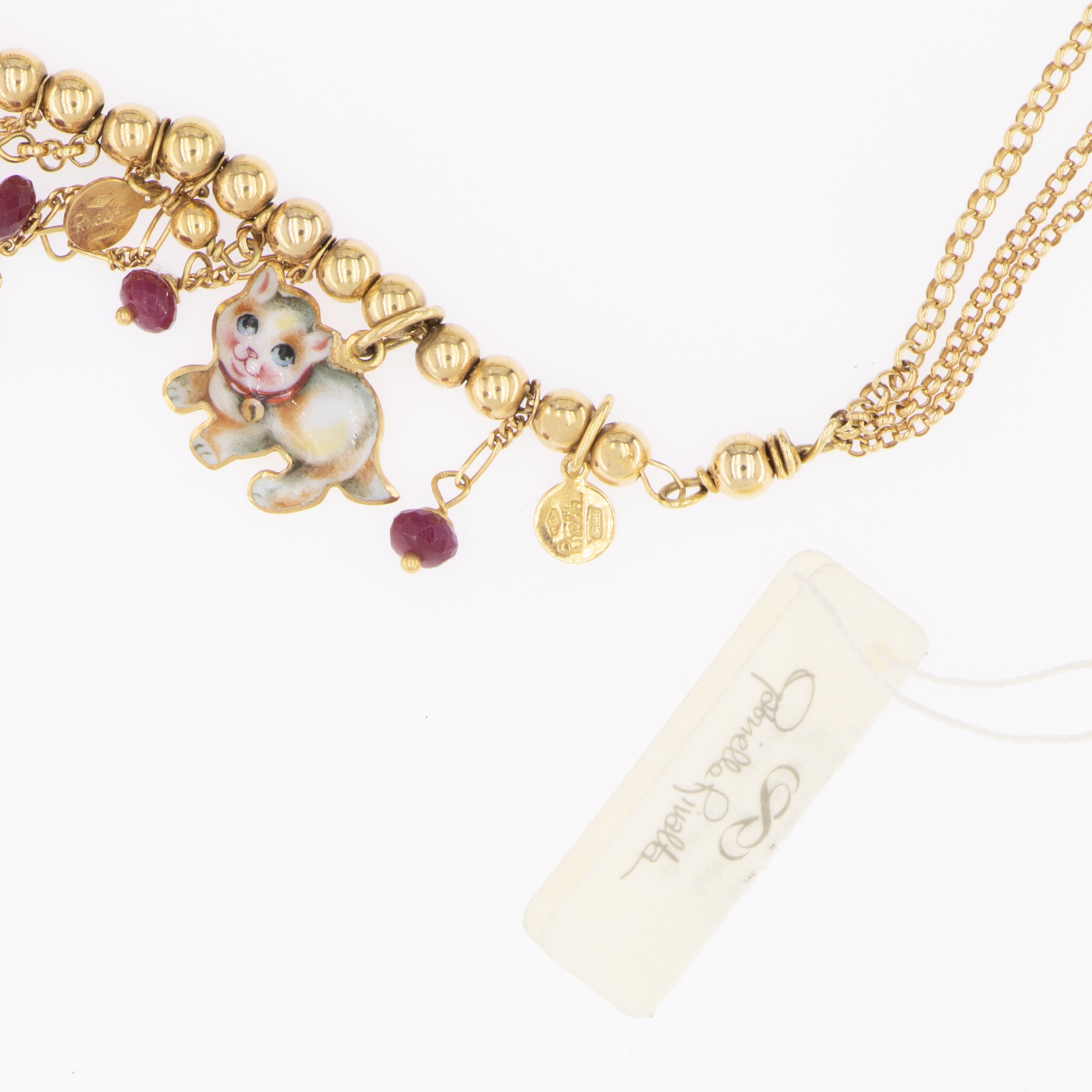Gabriella Rivalta - Girocollo con pendenti in oro giallo 18kt