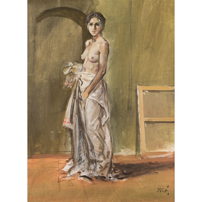 Alberto Sughi - "nudo di Donna"