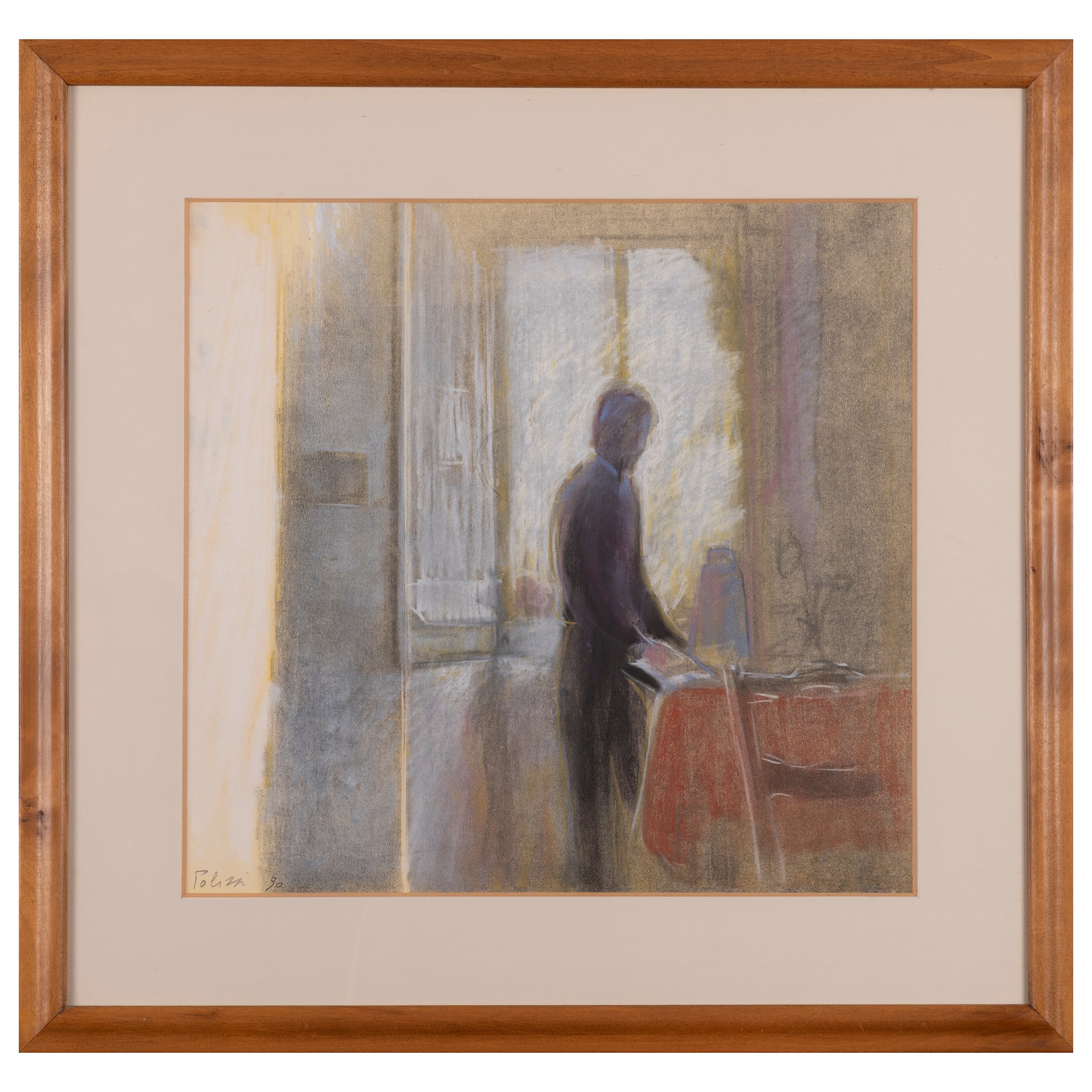 Franco Polizzi - "figura in un Interno"