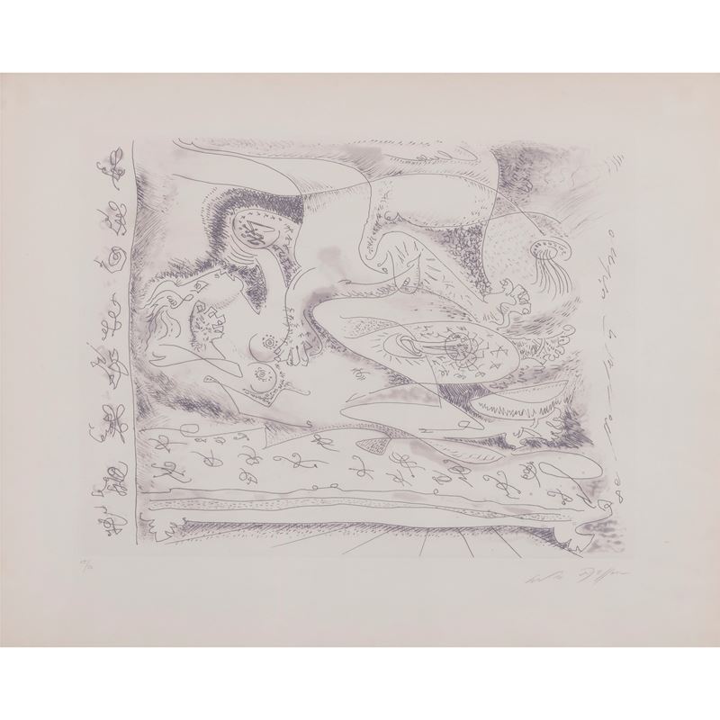 André Masson - "dans L'alcove Hantée"