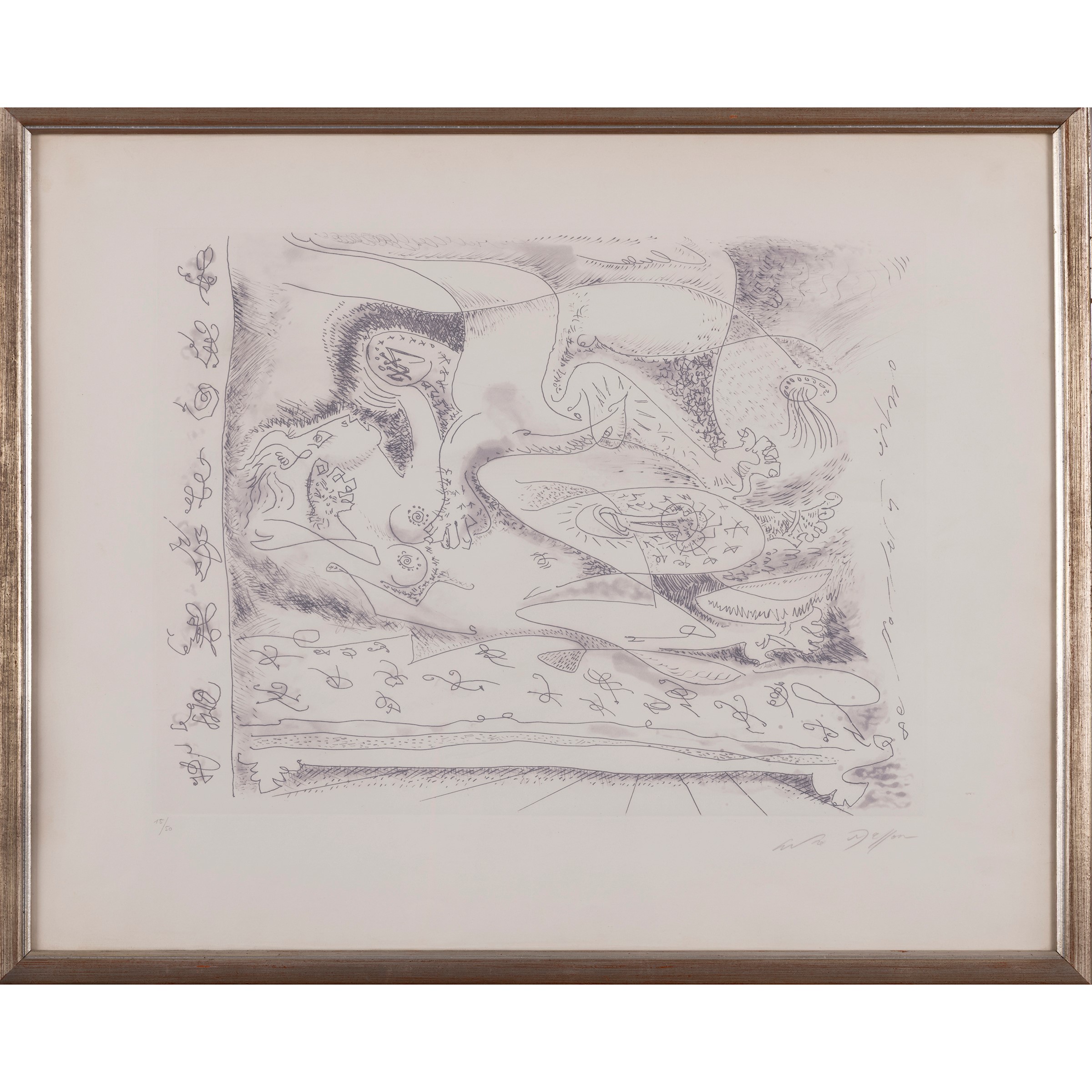 André Masson - "dans L'alcove Hantée"