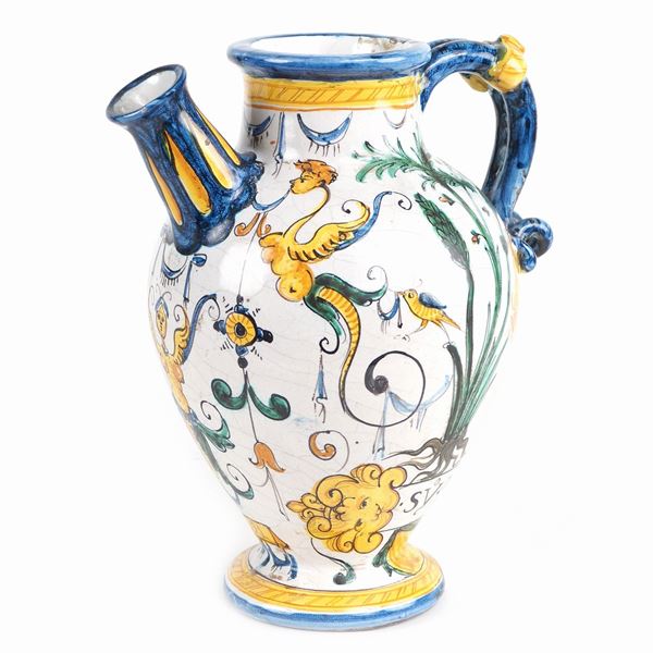 An Italian ceramic apothecary vase  (20th century)  - Auction Online Christmas Auction - Colasanti Casa d'Aste