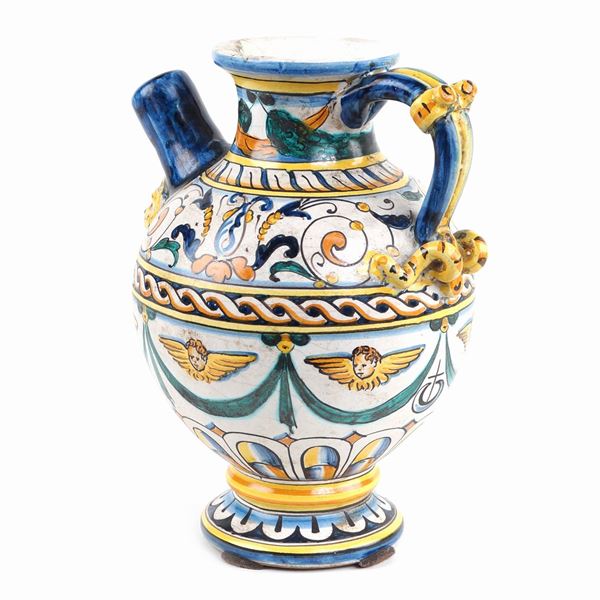 An Italian ceramic apothecary vase  (20th century)  - Auction Online Christmas Auction - Colasanti Casa d'Aste