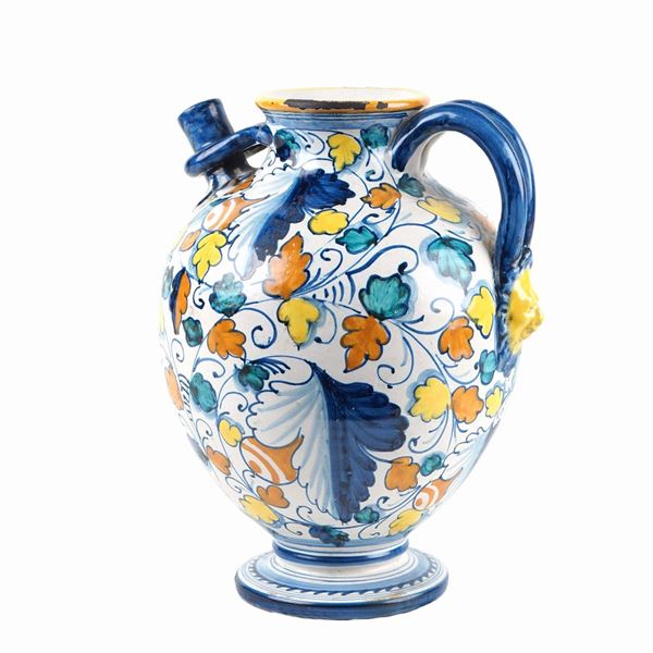 An Italian ceramic apothecary vase