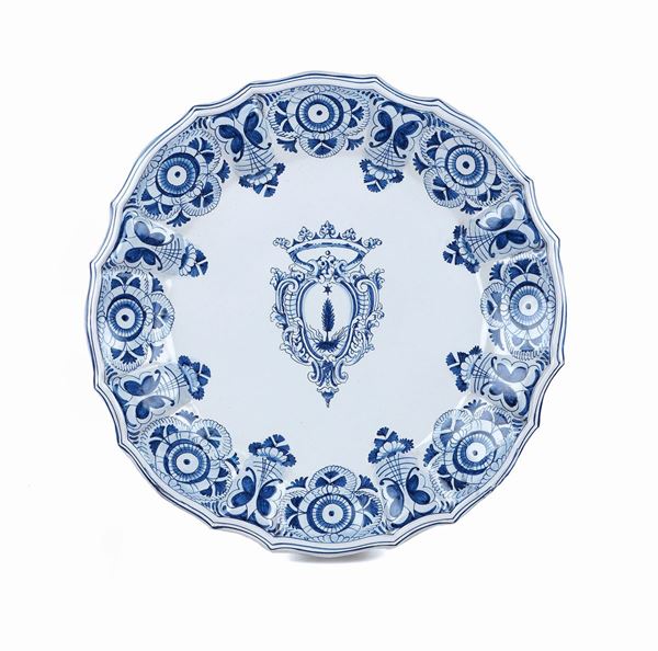 Piatto in ceramica smaltata