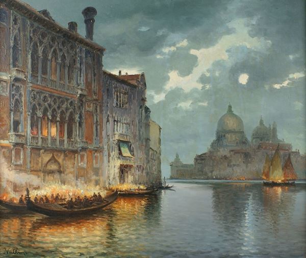 H. Vallin  (France, mid-20th century)  - Auction Online Christmas Auction - Colasanti Casa d'Aste