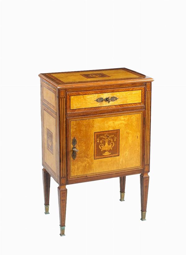 An Italian Luois XVI style nightstand