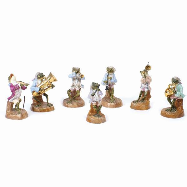A set of German porcelain figures (7)  (late 19th/early 20th century)  - Auction Online Christmas Auction - Colasanti Casa d'Aste